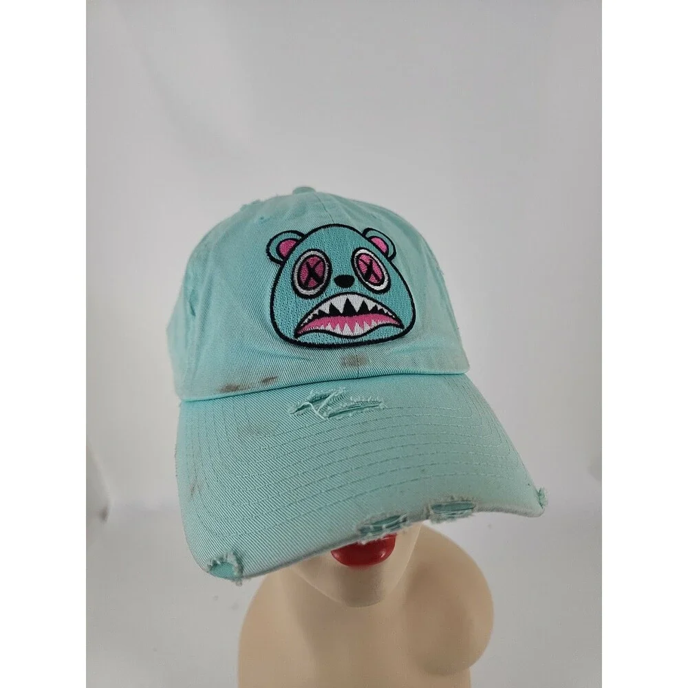 Crazy BAWS dad cap strapback . Distressed dirty